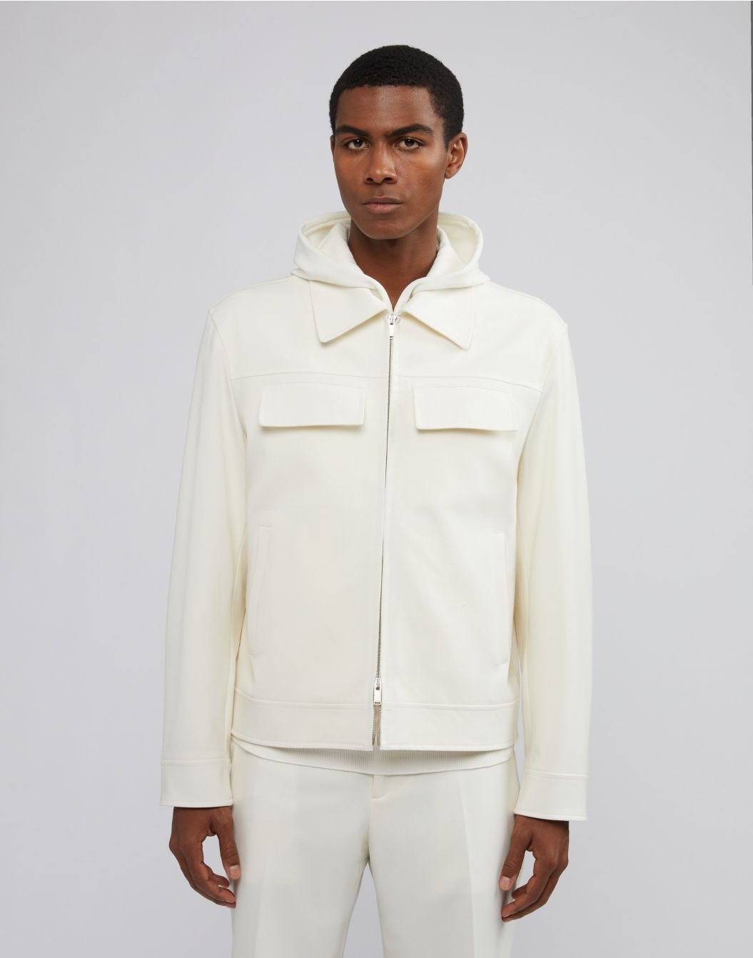 Lardini Giacca Camicia Panna