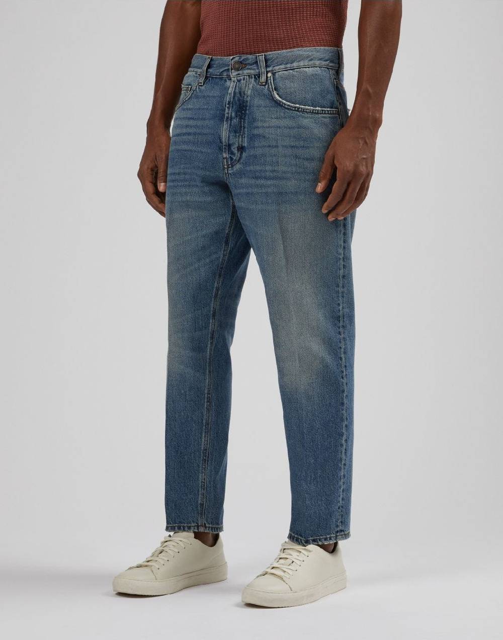 Lardini Jeans Carrot In Denim Di Cotone