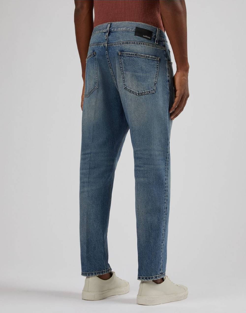 Lardini Jeans Carrot In Denim Di Cotone