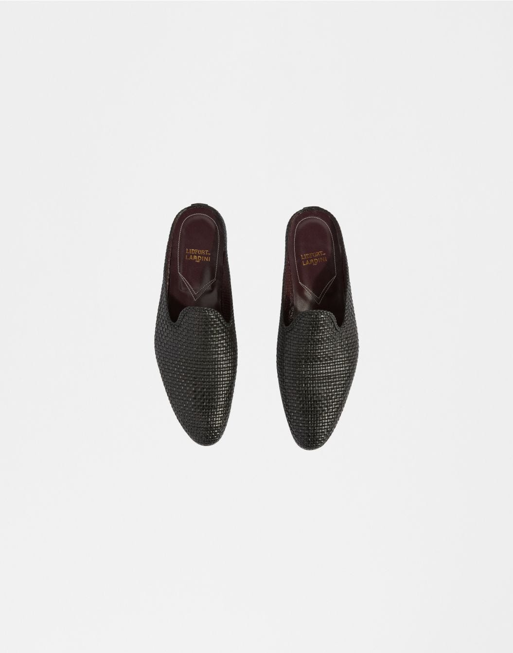 Lardini Mules In Pelle Di Capra Intrecciata