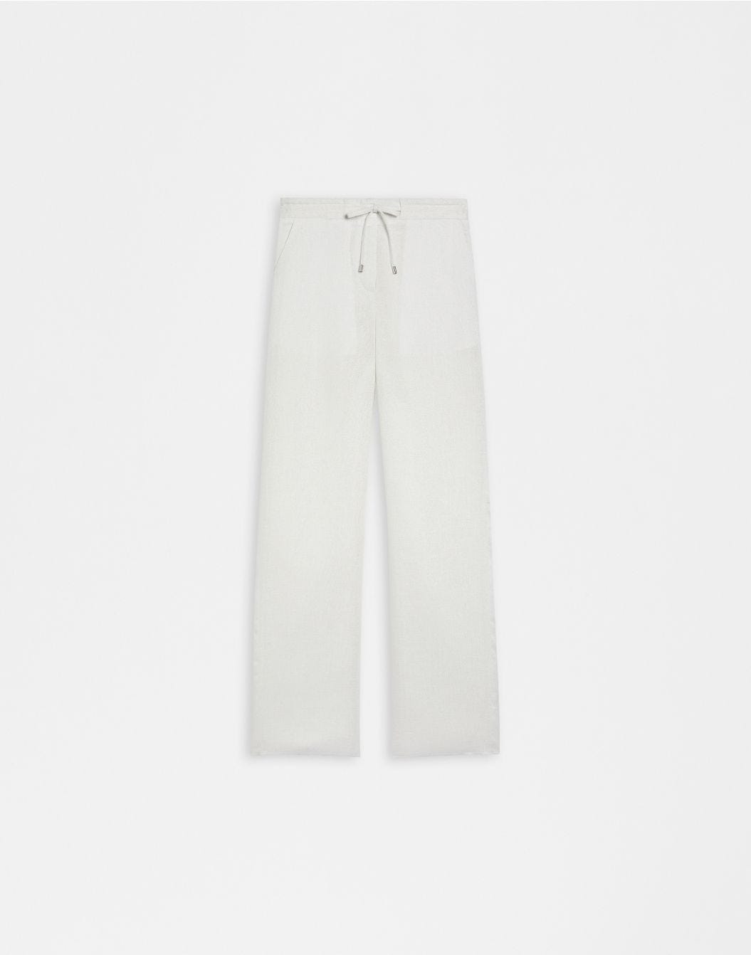 Lardini Pantalone ampio in tela di lino lurex