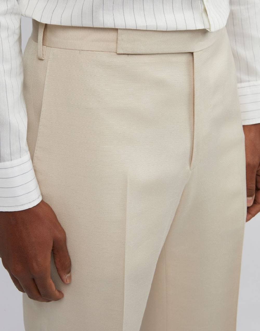 Lardini Pantalone Attitude Panna Con Fondo Ampio