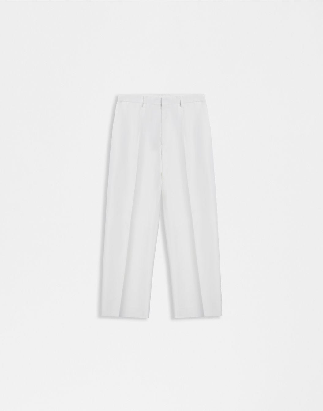 Lardini Pantalone comfort bianco in viscosa