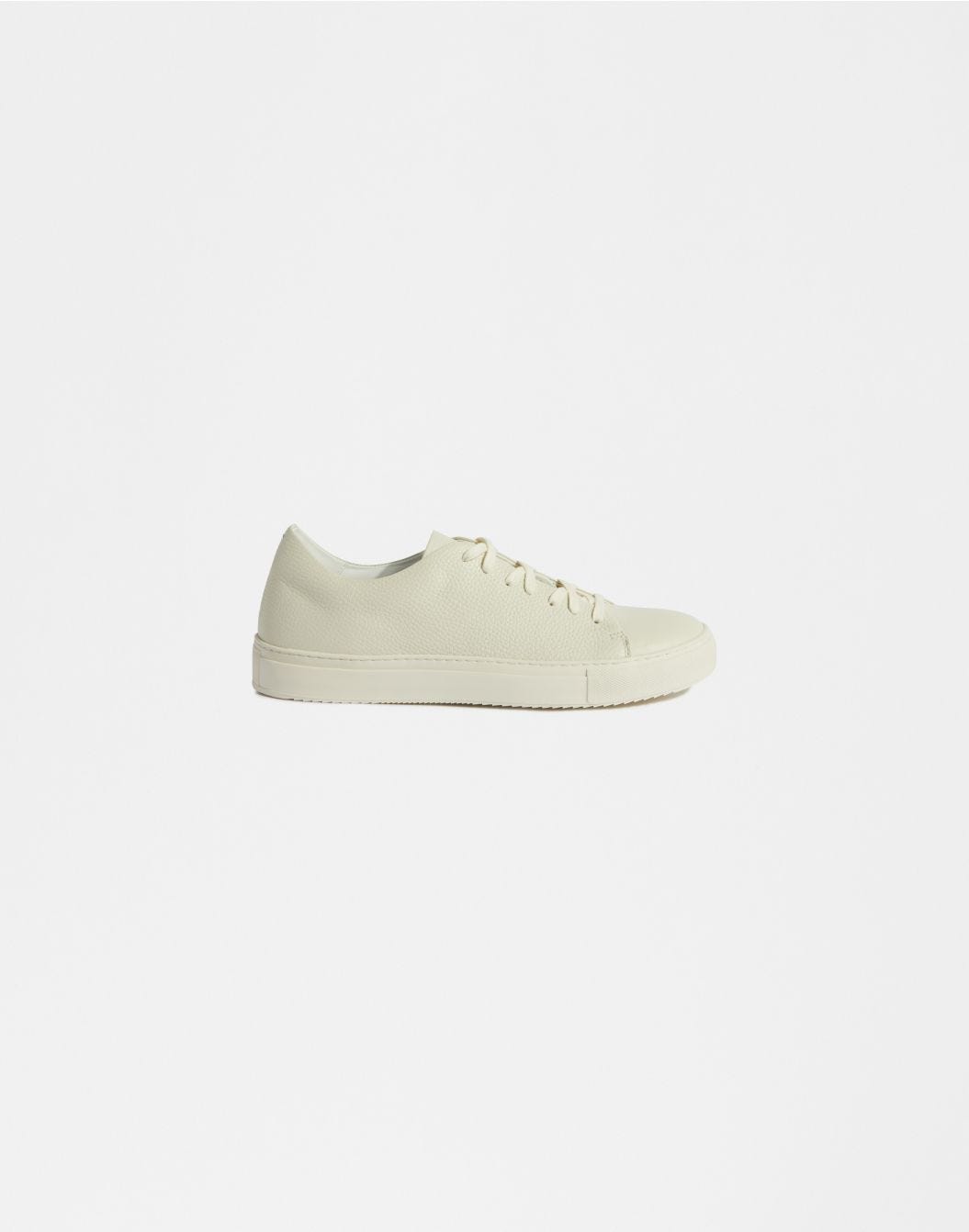 Lardini Sneaker Bassa In Pelle Di Vitello Panna