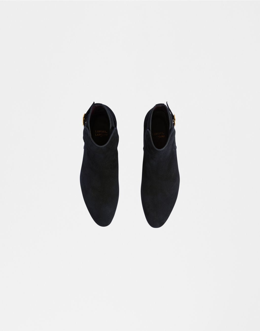 Lardini Stivaletto Nero In Pelle Scamosciata