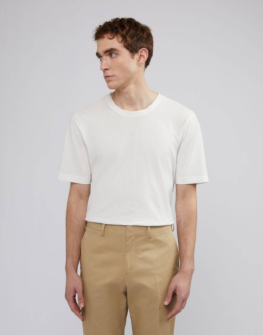 Lardini T-shirt A Manica Corta In Filato Di Cotone