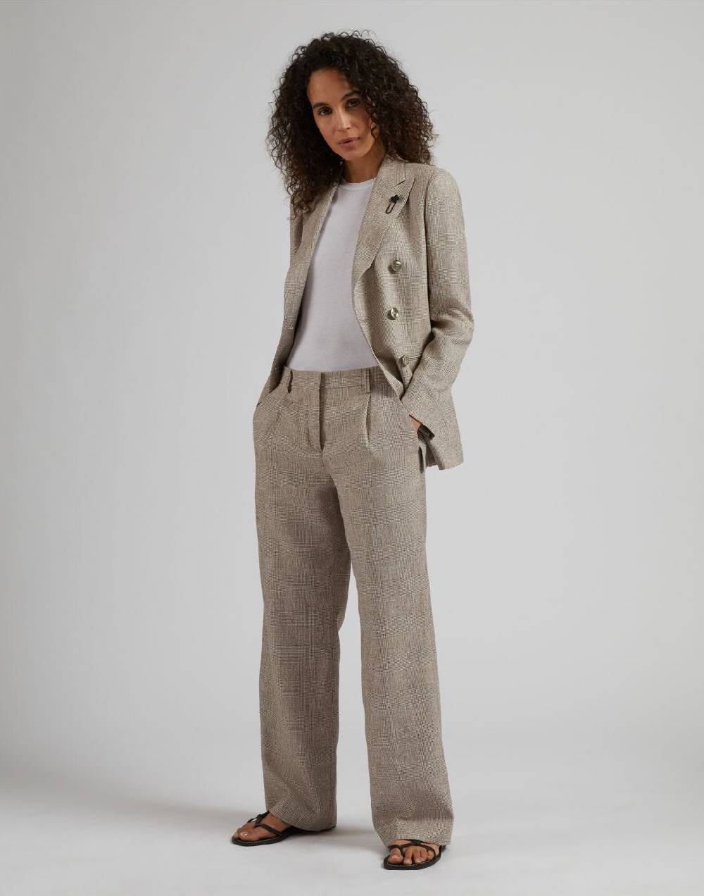 Lardini Maglia Girocollo Bianca In Pregiato Filato Di Viscosa