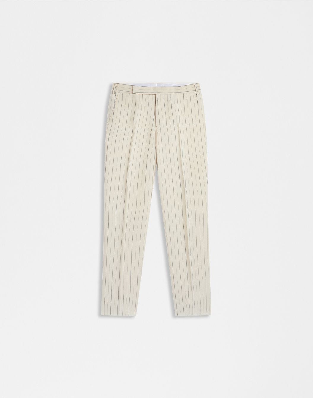 Lardini Pantalone attitude gessato mosso in viscosa