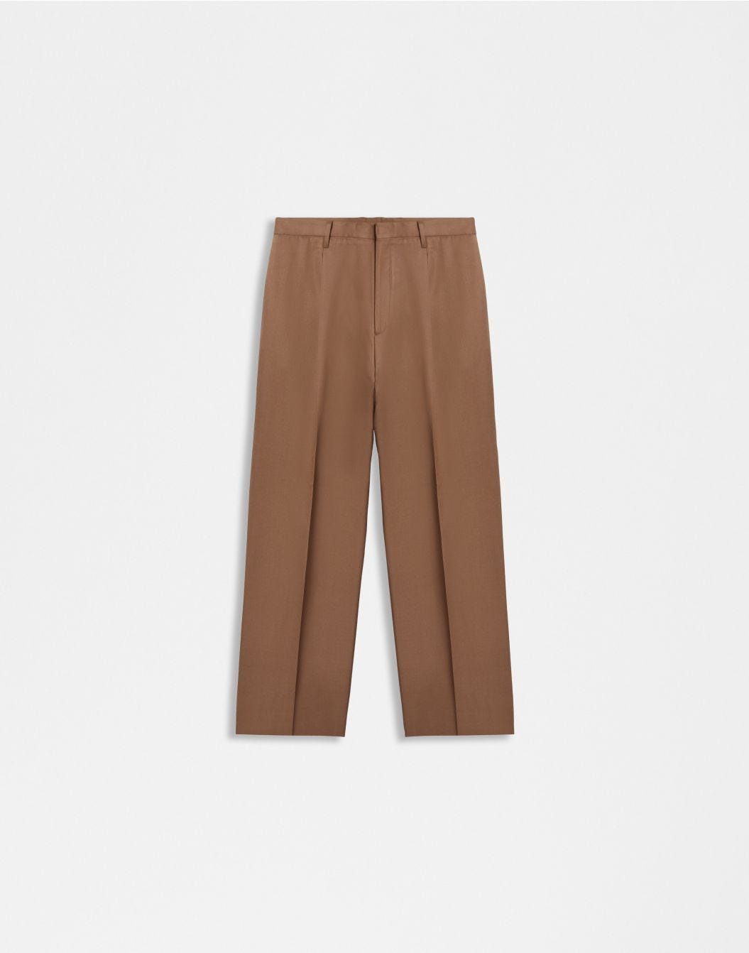 Lardini Pantalone comfort miami in viscosa nocciola
