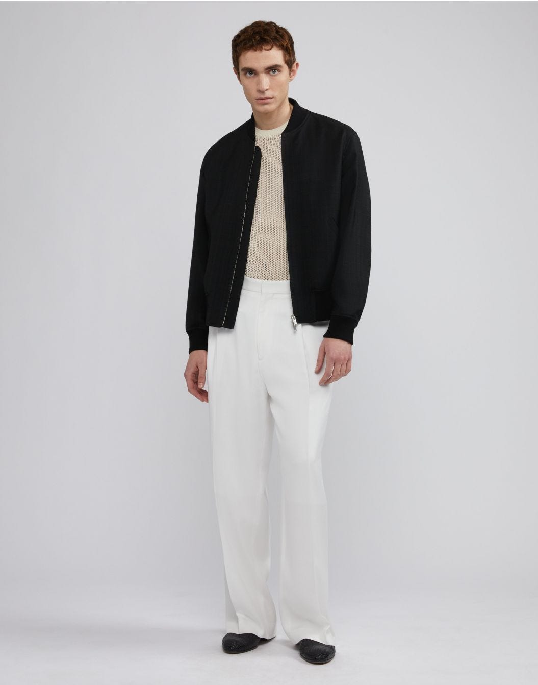 Lardini Varsity Attitude Nero Decostruito In Viscosa