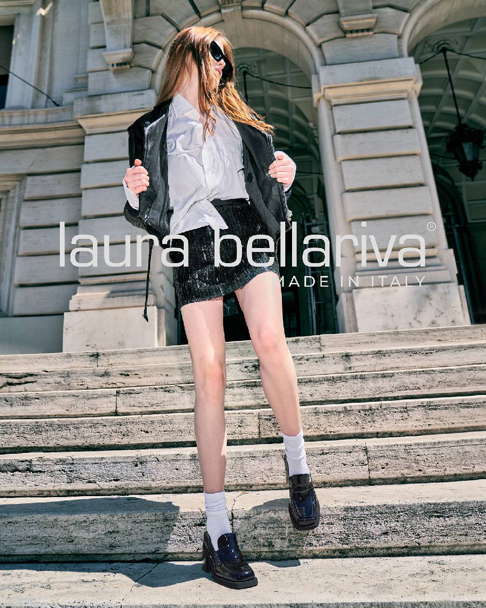 Laura Bellariva Mocassino Nero Lucido