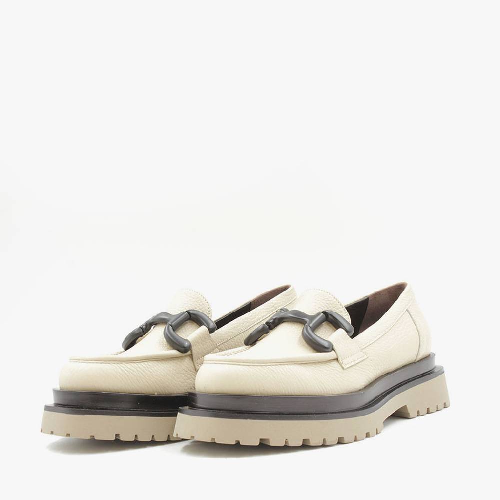 Laura Bellariva Scarpa Mocassino Avorio