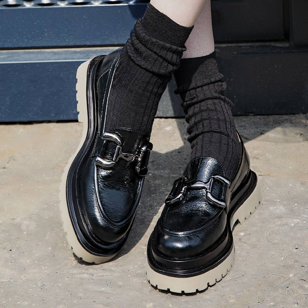 Laura Bellariva Scarpa mocassino nero