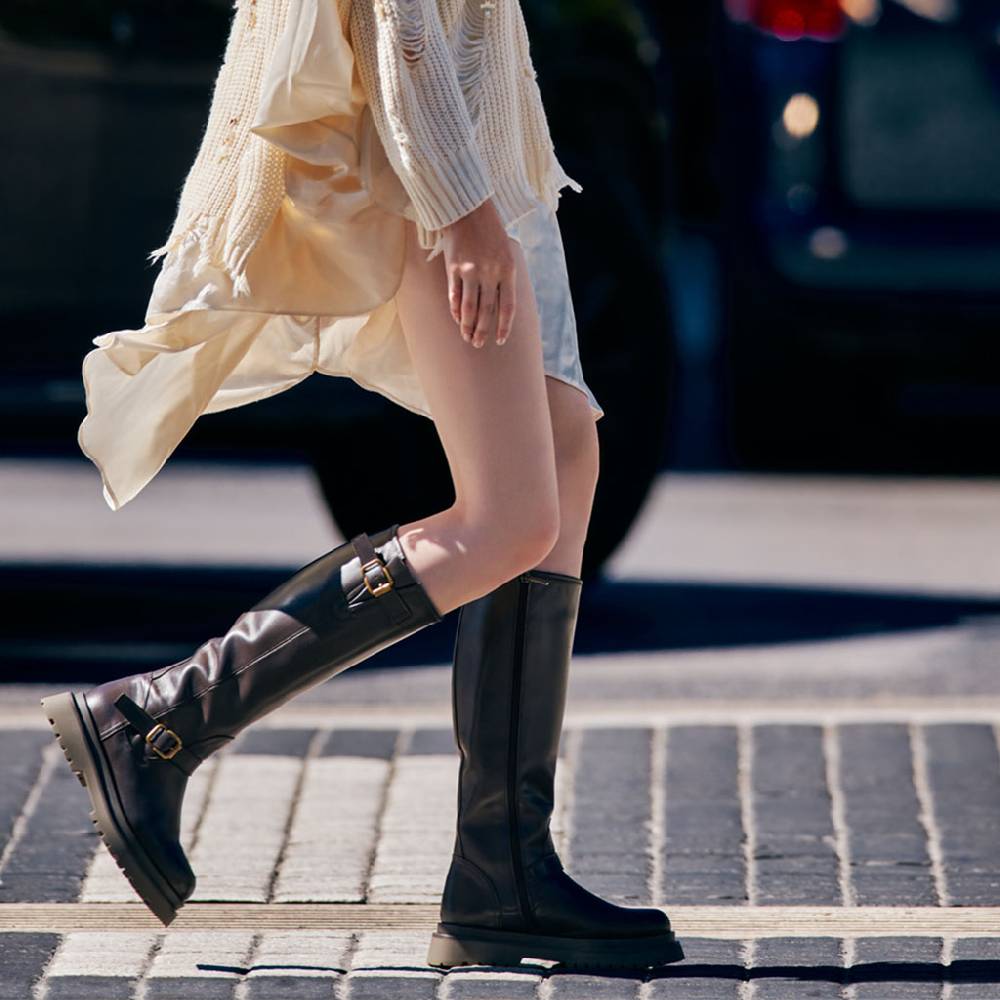 Laura Bellariva Stivale In Pelle Marrone