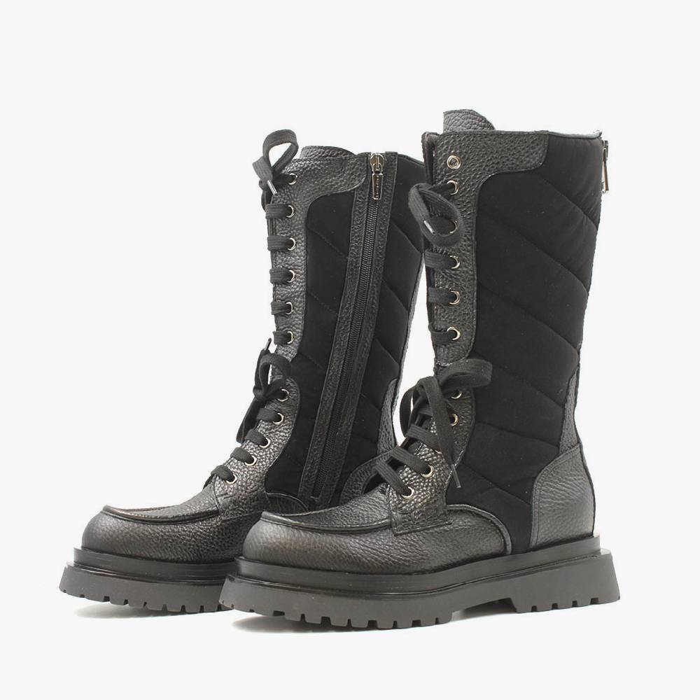 Laura Bellariva Stivale nero con impunture