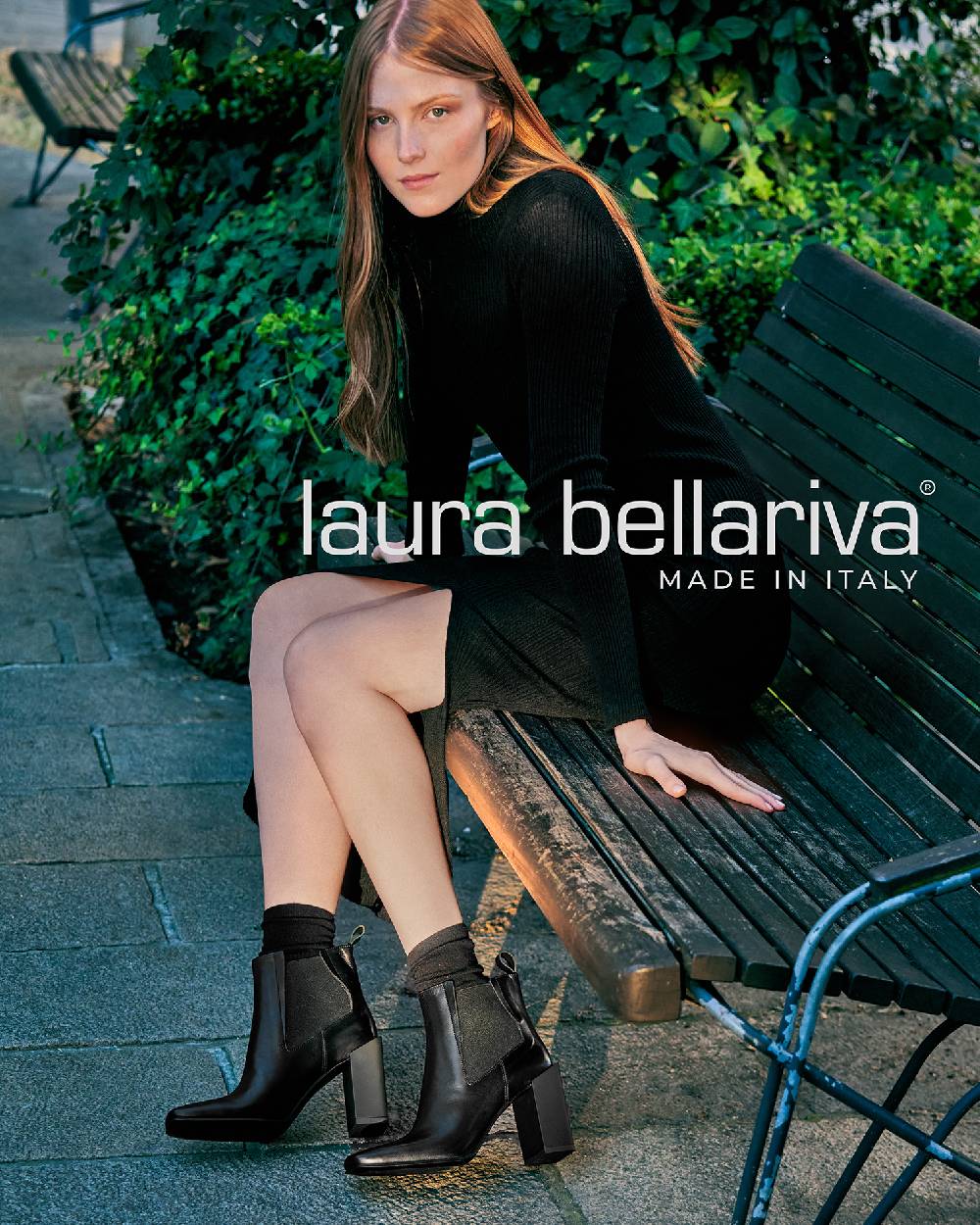 Laura Bellariva Tronchetto Con Tacco Nero