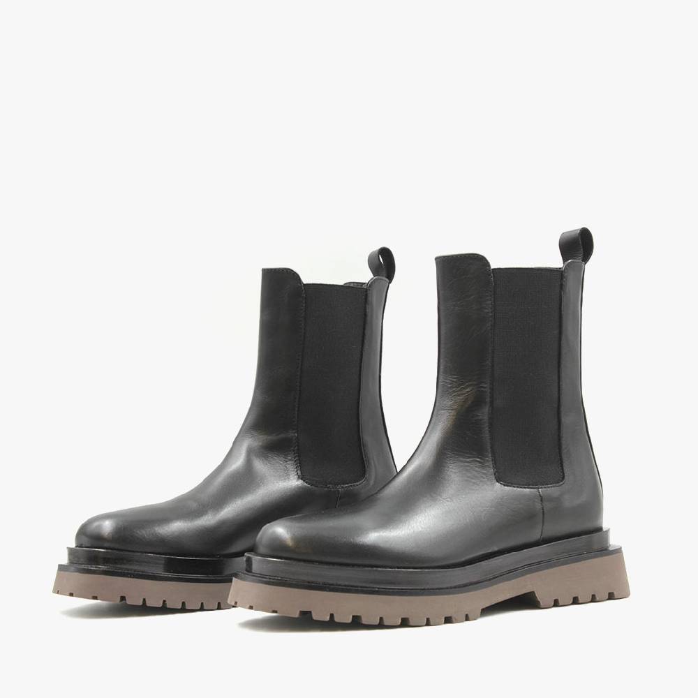 Laura Bellariva Tronchetto in pelle nera