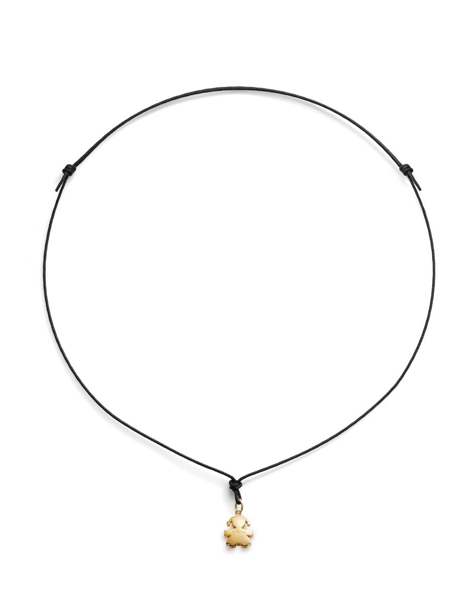 Le Bebé Ciondolo I Tesorini Con Sagoma Bimba In Oro Giallo