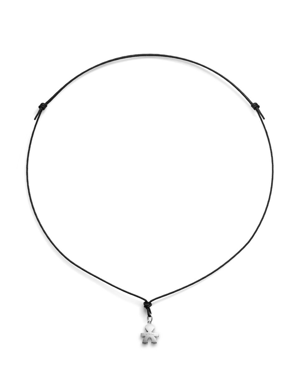 Le Bebé Ciondolo I Tesorini Con Sagoma Bimbo In Oro Bianco