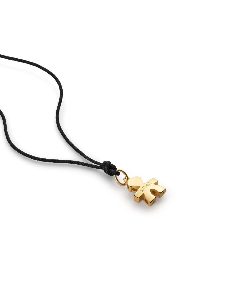 Le Bebé Ciondolo I Tesorini Con Sagoma Bimbo In Oro Giallo