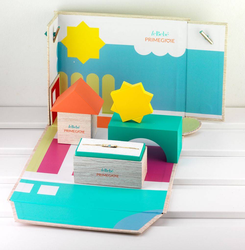 Le Bebé Collana Proteggimi In Oro Giallo Con Angelo