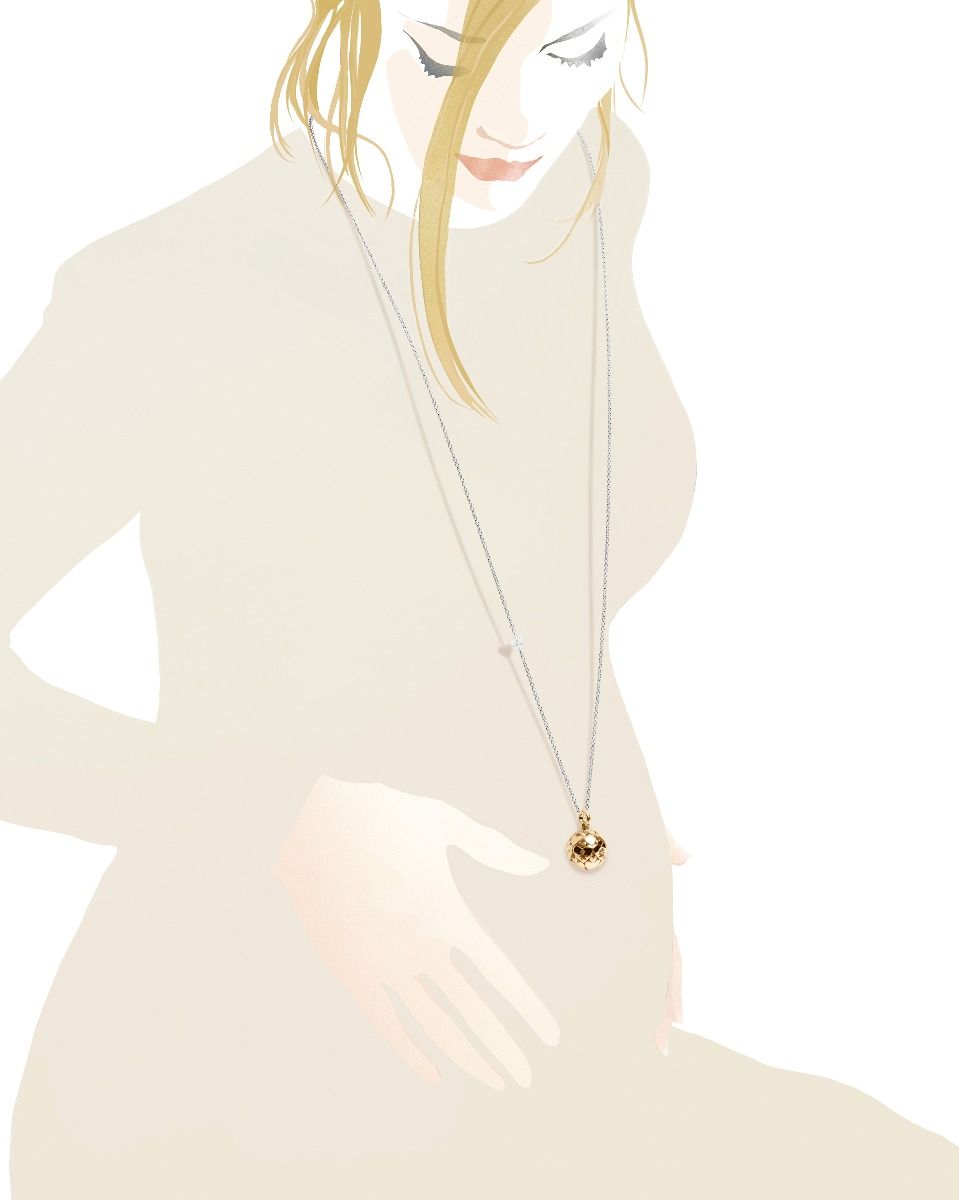 Le Bebé Collana Suonamore In Argento Placcato Oro Giallo