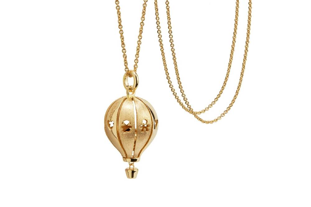 Le Bebé Collana Suonamore In Argento Placcato Oro Giallo Lucido/satinato