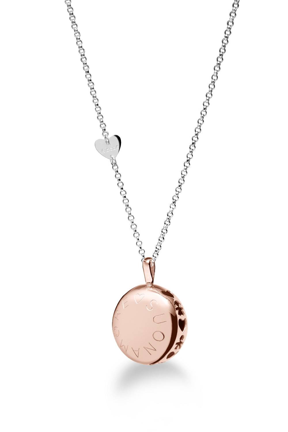 Le Bebé Collana Suonamore In Argento Placcato Oro Rosa