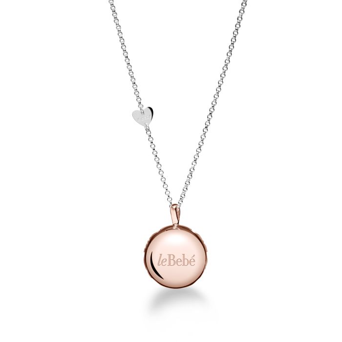 Le Bebé Collana Suonamore in argento placcato oro rosa