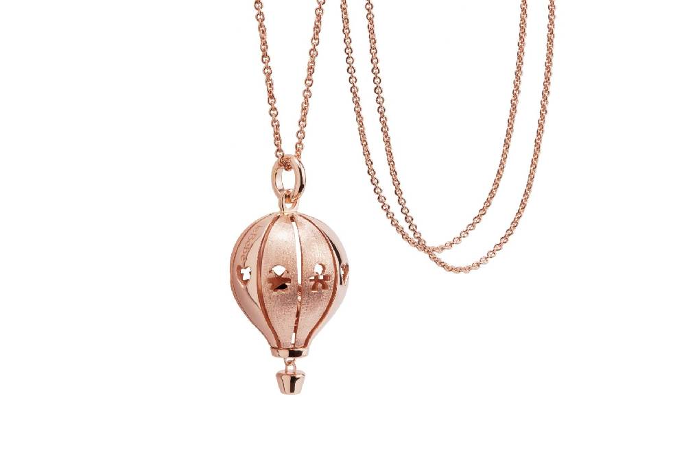 Le Bebé Collana Suonamore In Argento Placcato Oro Rosa Lucido/satinato