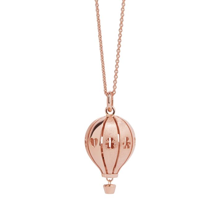 Le Bebé Collana Suonamore in argento placcato oro rosa lucido/satinato