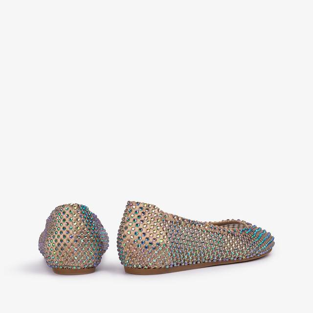 Le Silla Ballerina Gioiello Rete Oro Con Cristalli Iridescenti