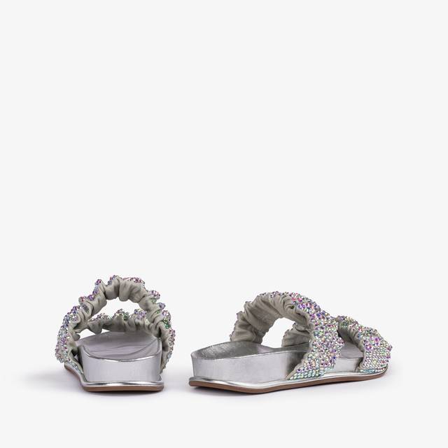 Le Silla Ciabatta Cristalli Argento Eclissi