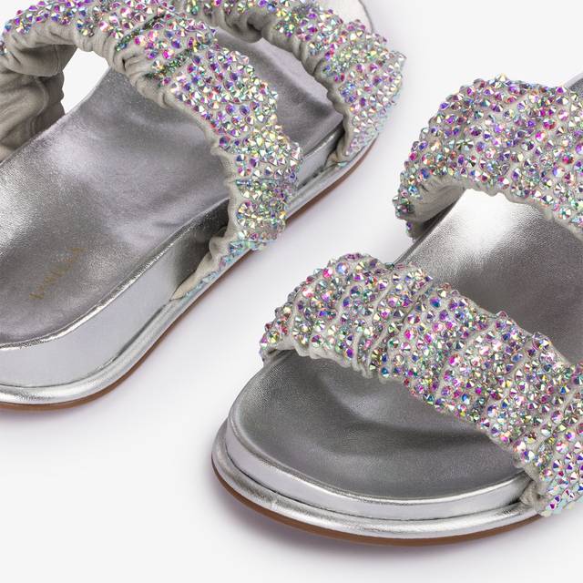 Le Silla Ciabatta Cristalli Argento Eclissi