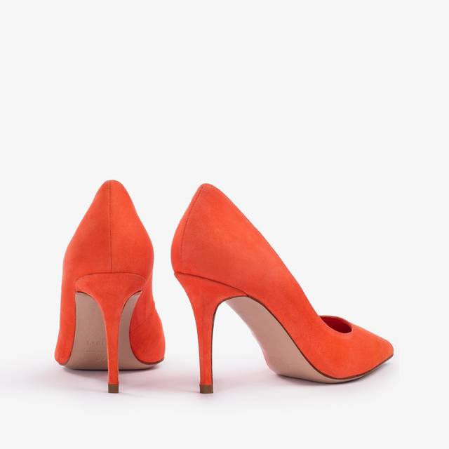Le Silla Décolleté Camoscio Arancione Punch