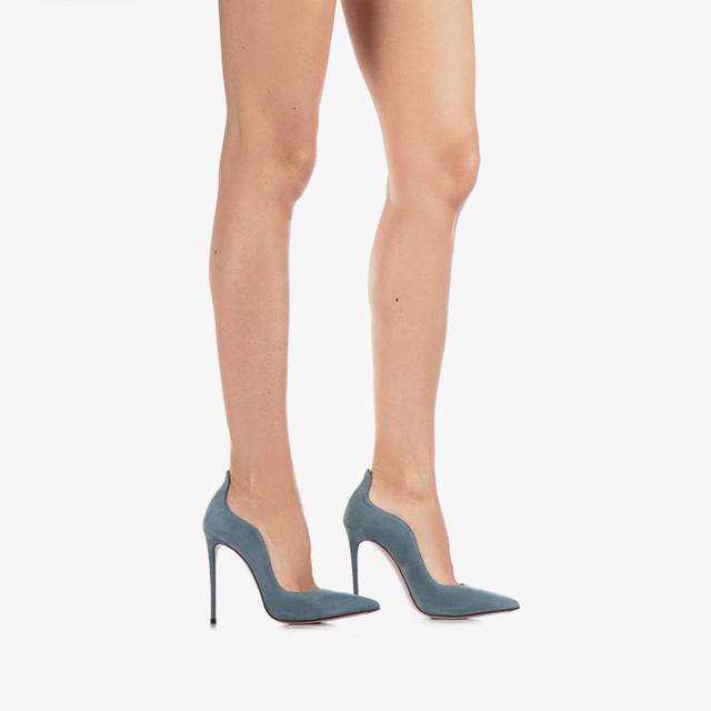 Le Silla Décolleté Camoscio Azzurro Istanbul