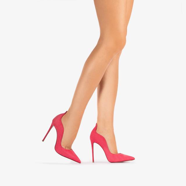 Le Silla Décolleté Camoscio Corallo Vanity