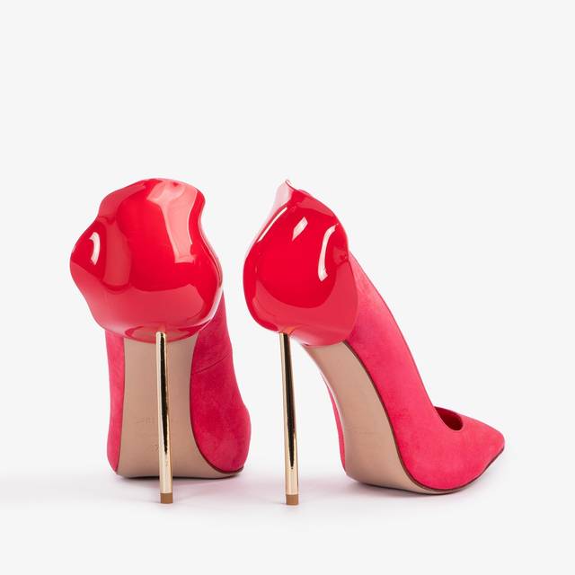 Le Silla Décolleté Camoscio Corallo Vanity