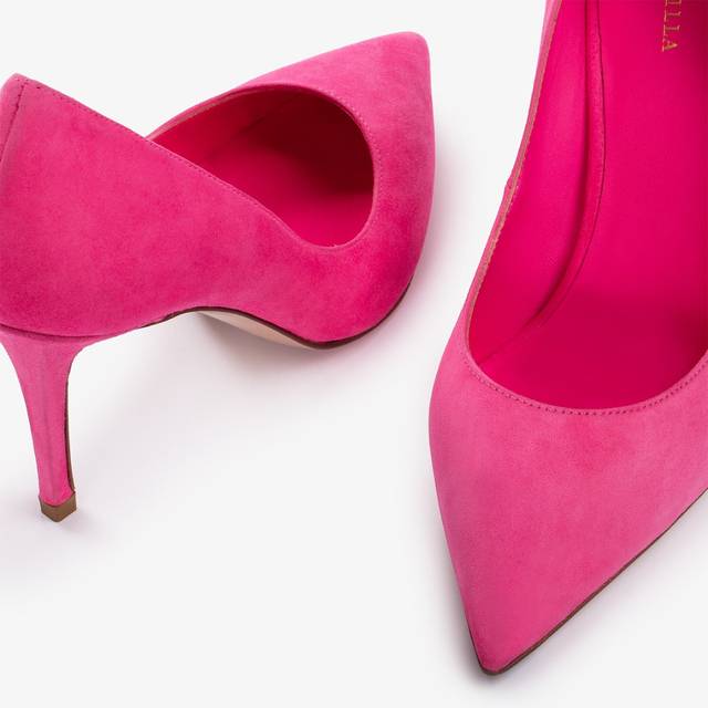 Le Silla Décolleté Camoscio Fucsia Party