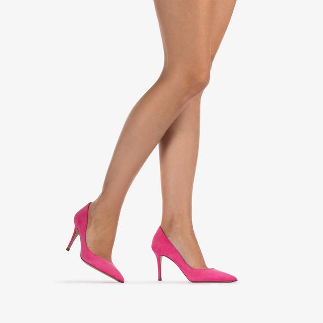 Le Silla Décolleté Camoscio Fucsia Party