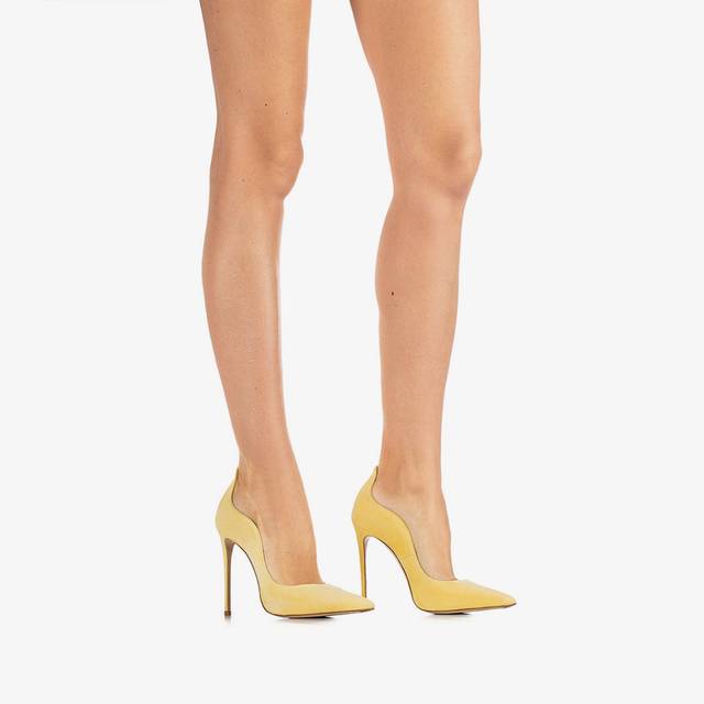 Le Silla Décolleté Camoscio Gialla Butter