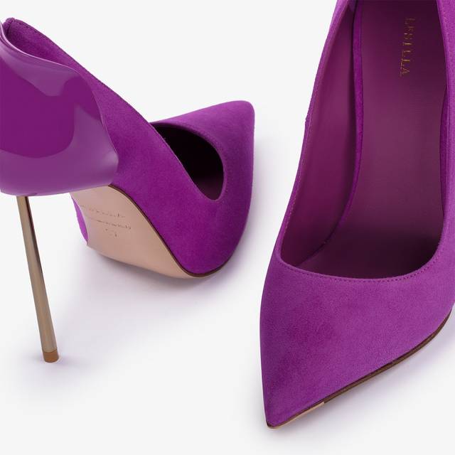 Le Silla Décolleté Camoscio Lavanda Darling