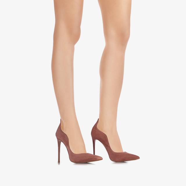 Le Silla Décolleté Camoscio Marrone Cake