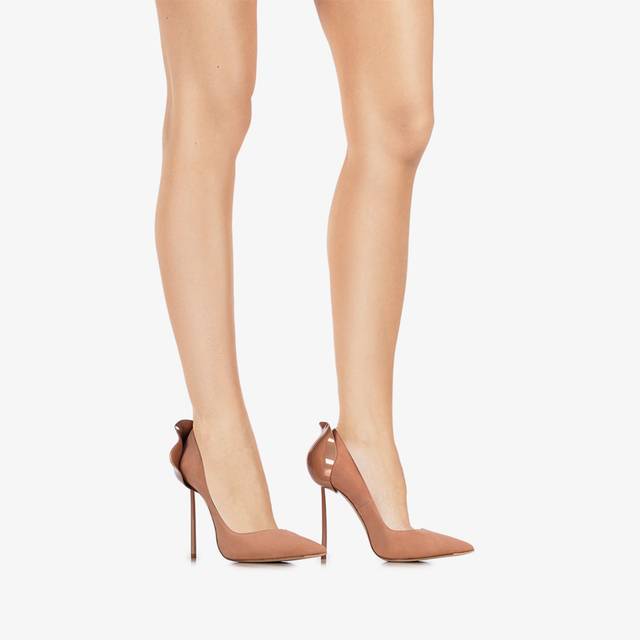 Le Silla Décolleté Camoscio Nude Phard