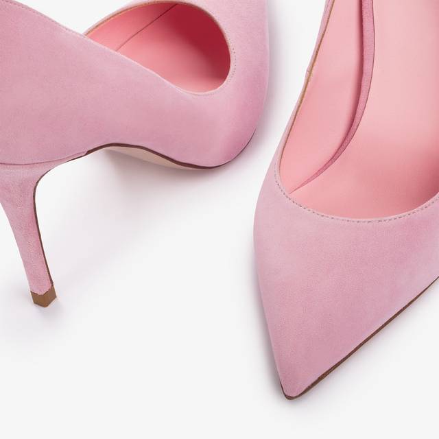 Le Silla Décolleté Camoscio Rosa Dea