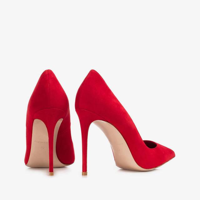 Le Silla Décolleté Camoscio Rosso