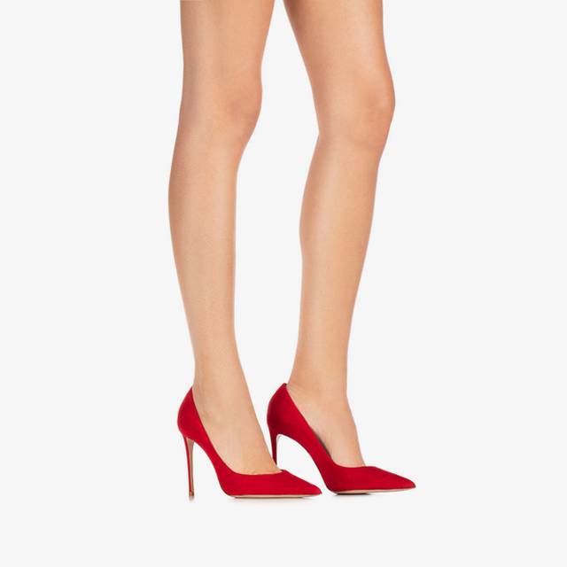 Le Silla Décolleté Camoscio Rosso