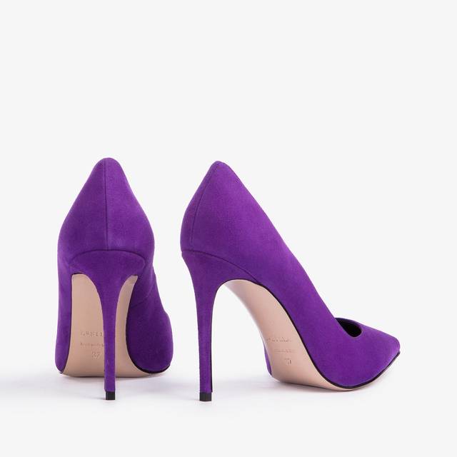 Le Silla Décolleté Camoscio Viola Kamala