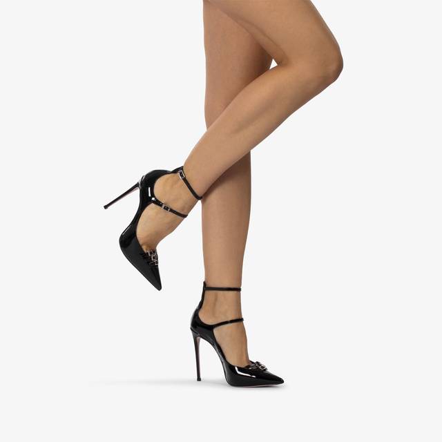 Le Silla Décolleté Con Listini Vernice Nera