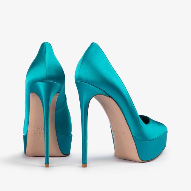 Le Silla Décolleté Con Plateau Raso Verde Procida